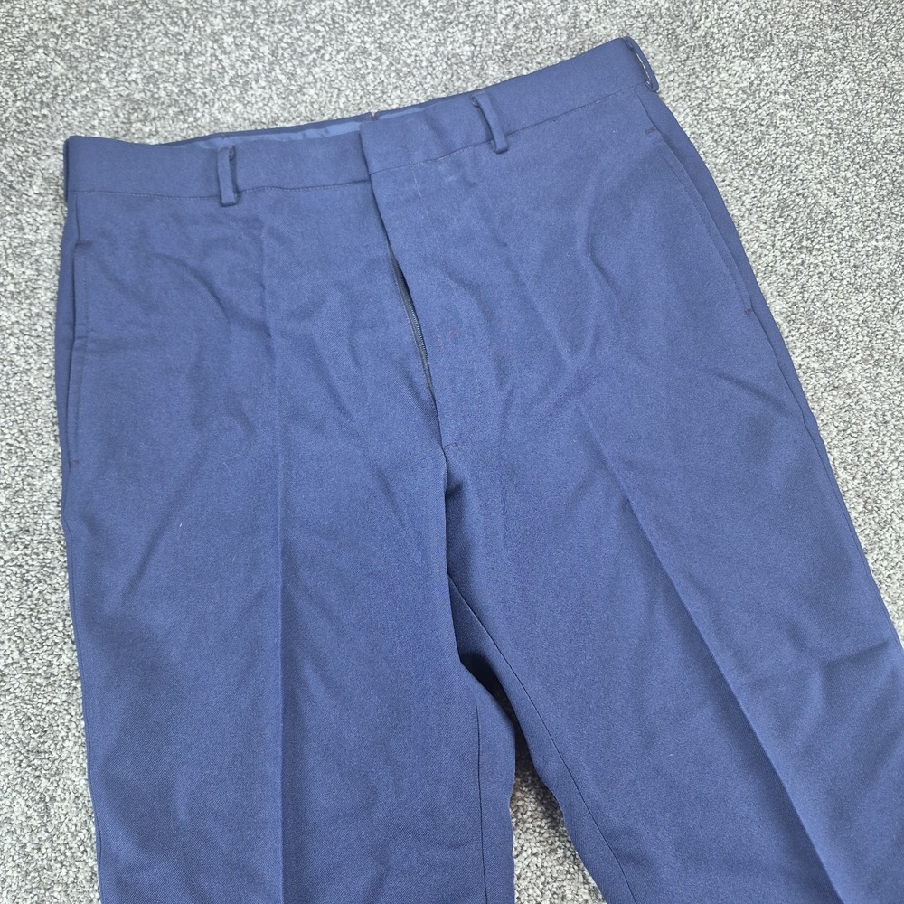 Vintage Patriot‎ USAF Formal SPEC Mess Dress Pant Mens 34x28 Navy Blue